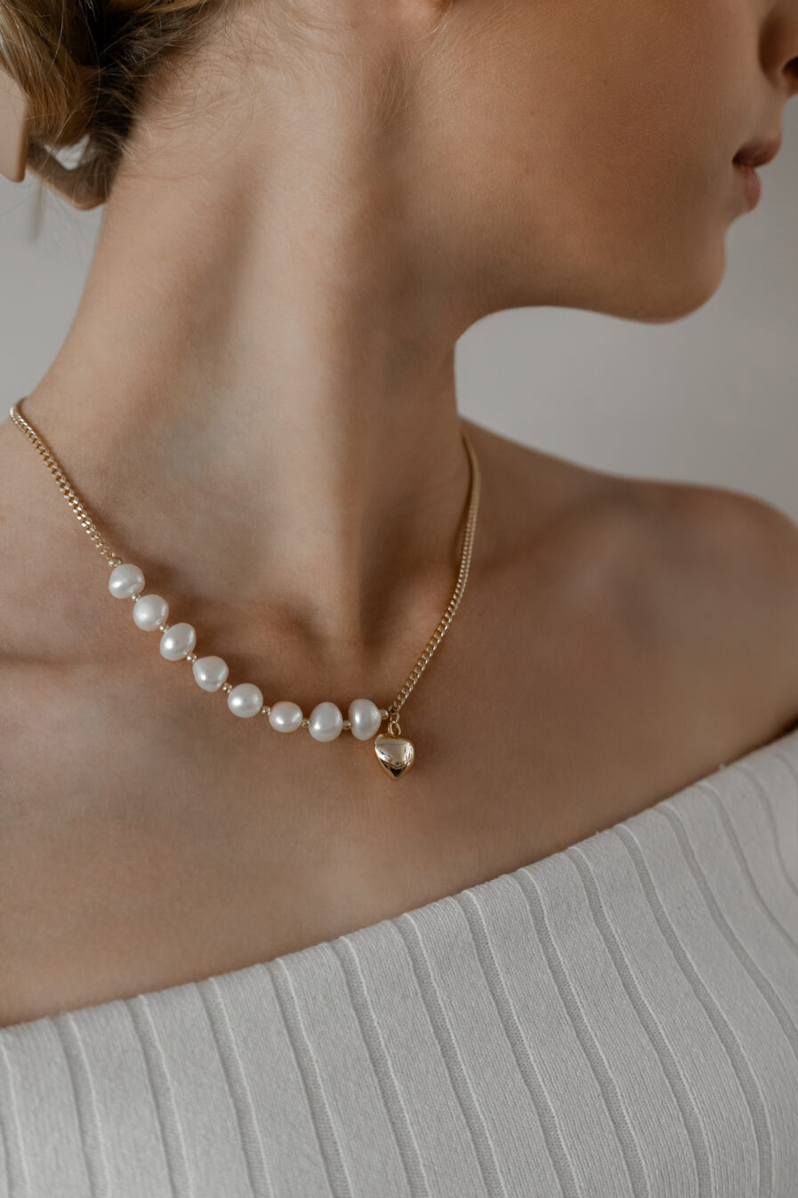 Love Pearl Necklace